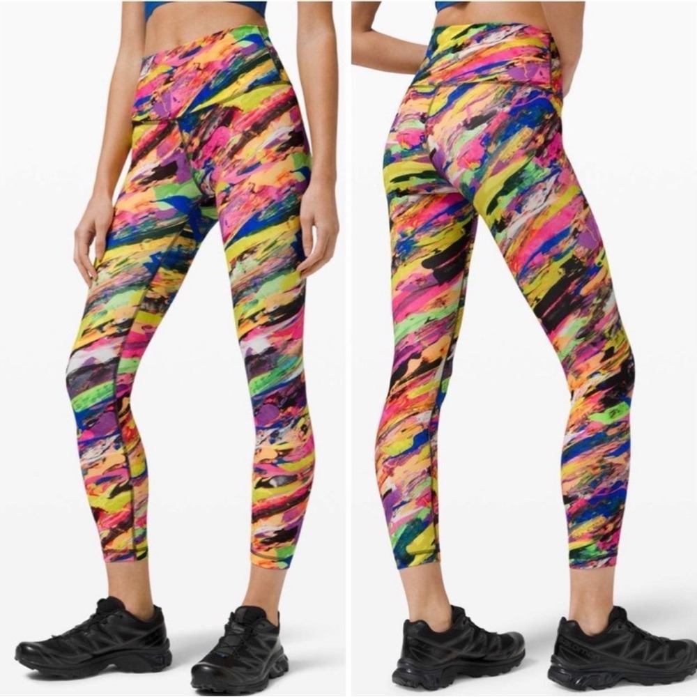 Lululemon Wunder Train High-Rise Tight 25" Catalyst Multi Size 4